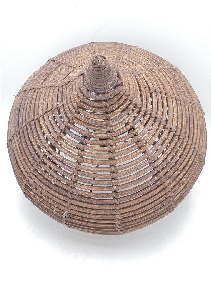 Hanging lamp wicker