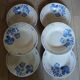 6 Moulin des Loups soup plates