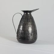 Rare hand-forged metal pitcher and craftsmanship from France.