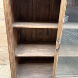 glass-fronted buffet in Burmese teak
