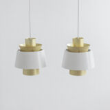 Pair of Jørn Utzon Tivoli Lamps