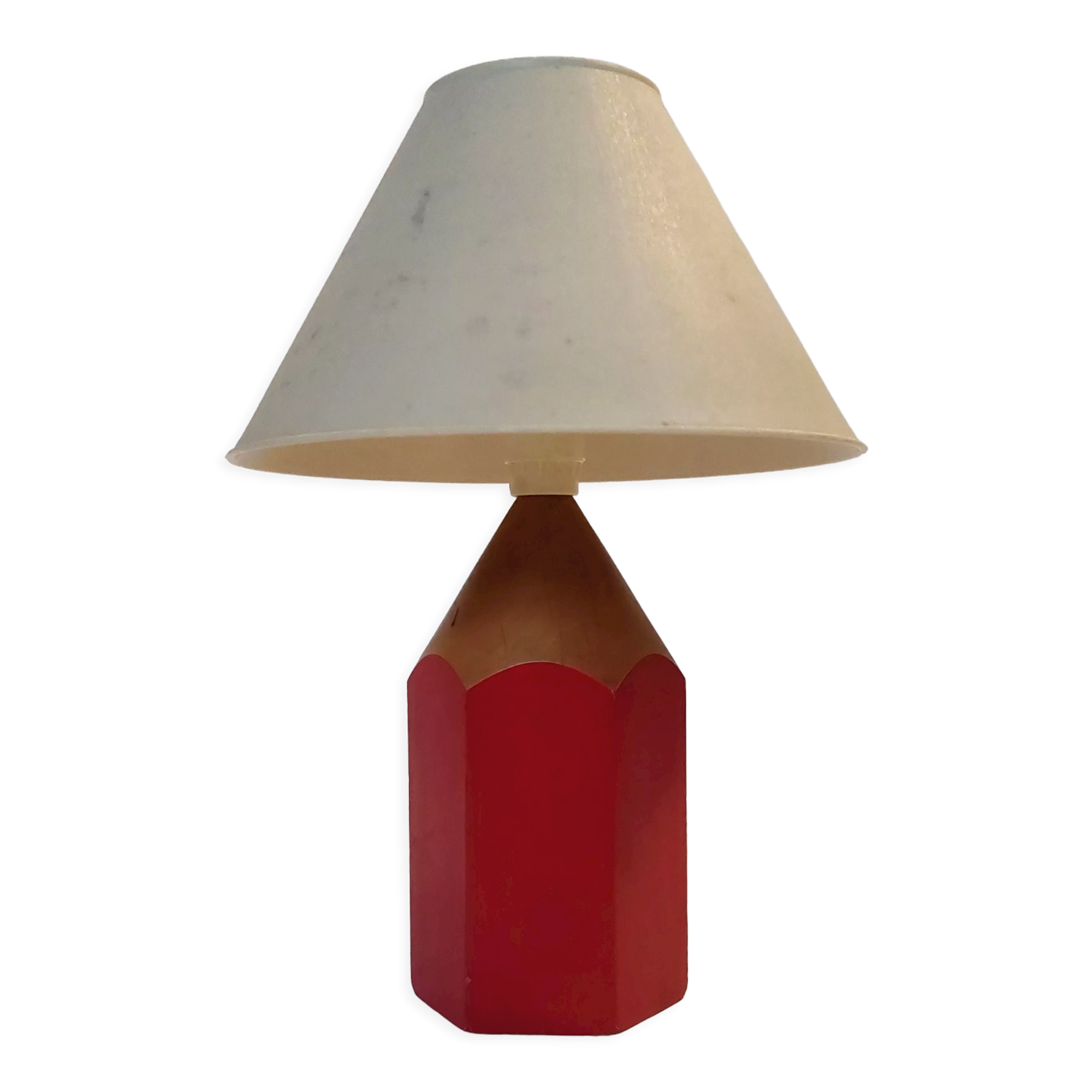 Pencil lamp 1980 red