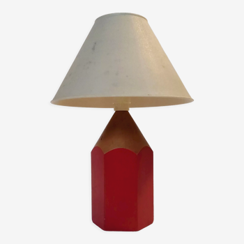 Pencil lamp 1980 red