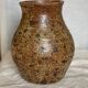 Vase grès pyrite vintage 1970