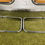 Pair of chairs Marcel Breuer Cesca B32