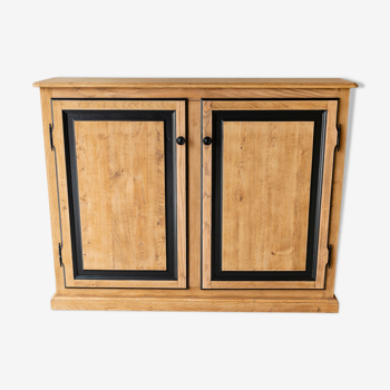 Solid oak storage cabinet