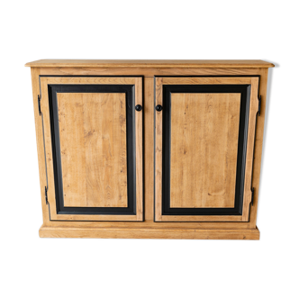 Solid oak storage cabinet