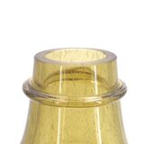 Dame Jeanne in green bubbled glass from Biot, 1950s