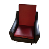 Armchair in leatherette 50s 60s