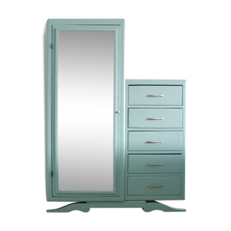 Vintage asymmetric wardrobe