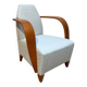 Spanish Club Chair in Beech and Plywood, 1990s