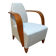 Spanish Club Chair in Beech and Plywood, 1990s