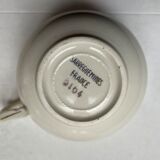 Sarreguemines earthenware coffee cups