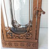 Glass metal lantern