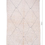Vintage ouarain blessed carpet 255x172cm