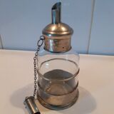 Glass and metal sugar sprinkler