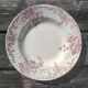 Set of two deep plates Terre de Fer Saint-Amand & Hamage model Campanule