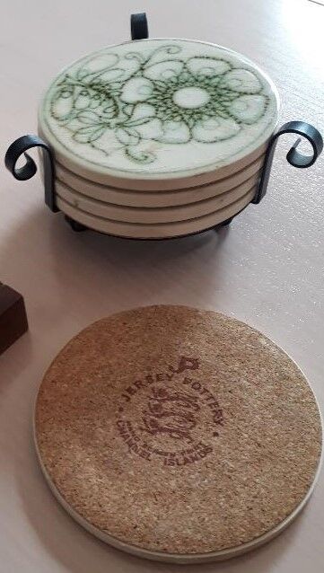 Lot of 6 1970s Jersey earthenware