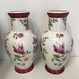 Pair of large vases Old Strasbourg