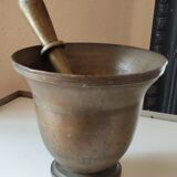 Ancient bronze apothecary mortar