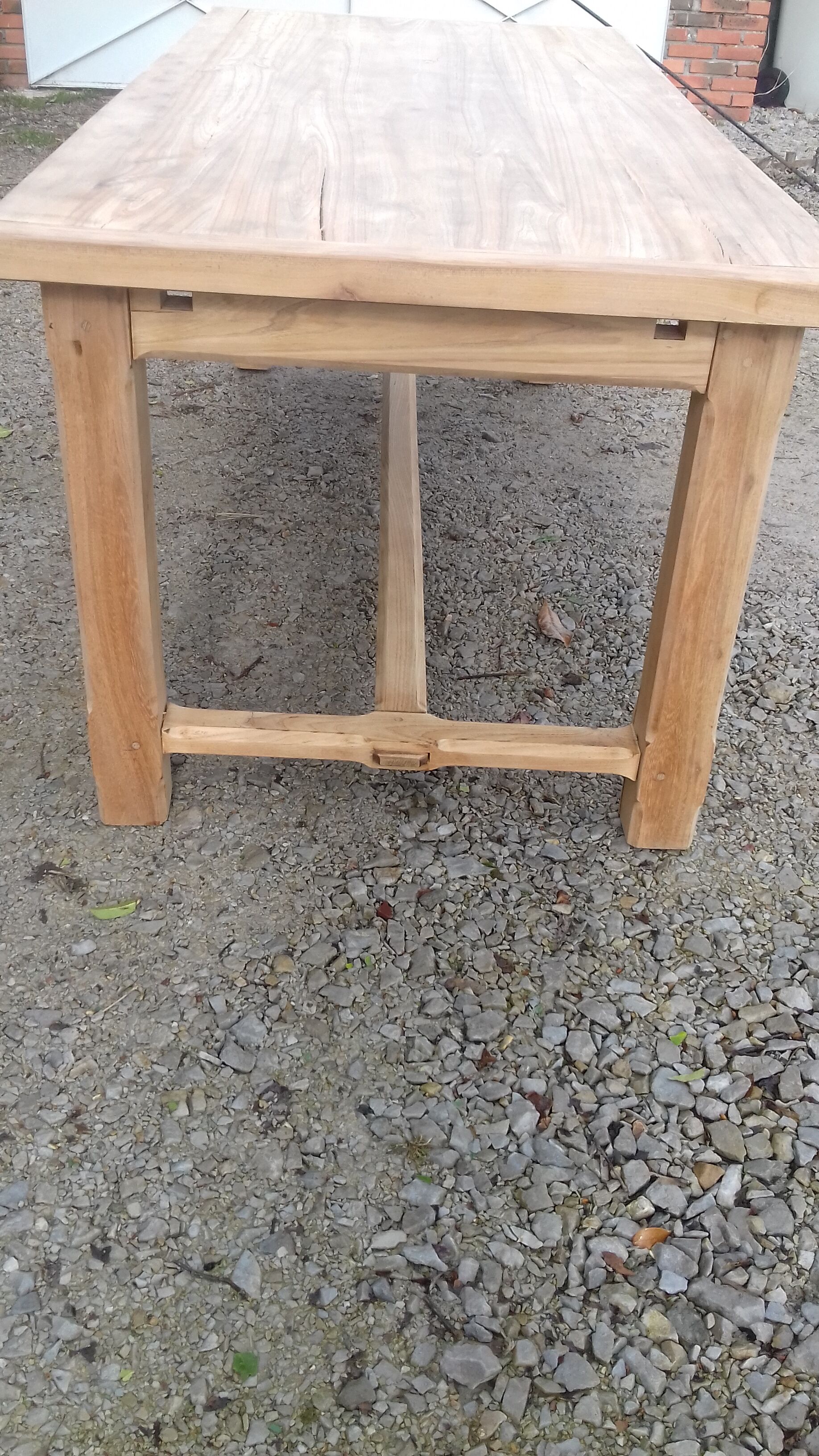 Farm table one drawer cherry wood gross