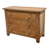 Commode à tiroirs en chêne massif