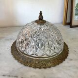 Early 20th century crystal ceiling light