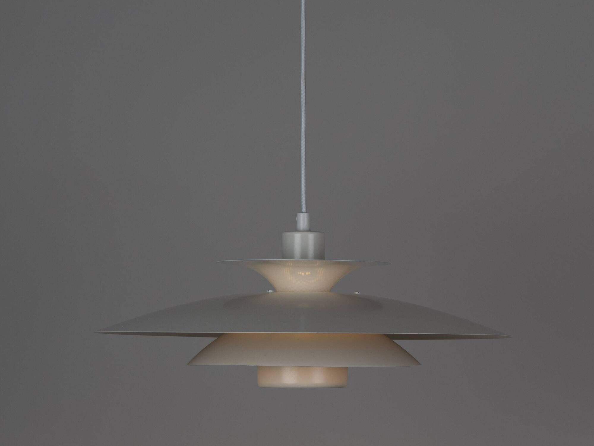 Vintage Kurt Wiborg Pendant Lamp for Jeka, 47 cm, Danish Mid-Century Design