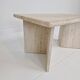 Rectangle Travertine Coffee or Side Table, Italy 1980s