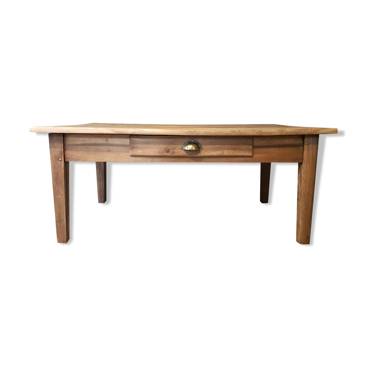Old coffee table in solid wood