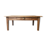Old coffee table in solid wood