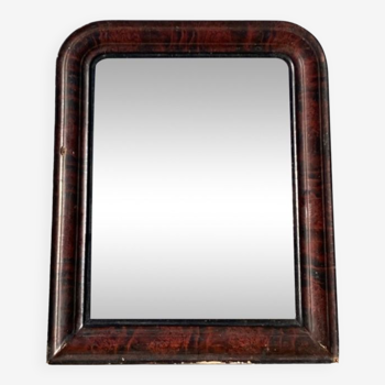 Miroir Louis Philippe en bois ancien