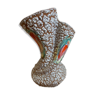 Vase céramique façon lave