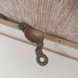 Beige plastic framed mirror