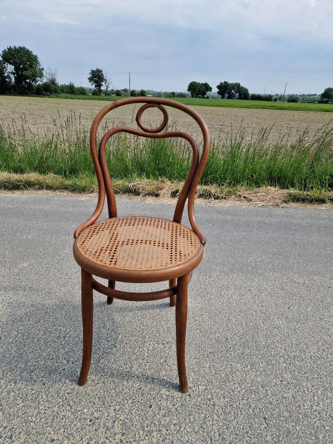 Curved wooden chair n31 from Thonet 1900
