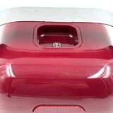 Space age red Ice Bucket, Guzzini Italy, ca. 1970s