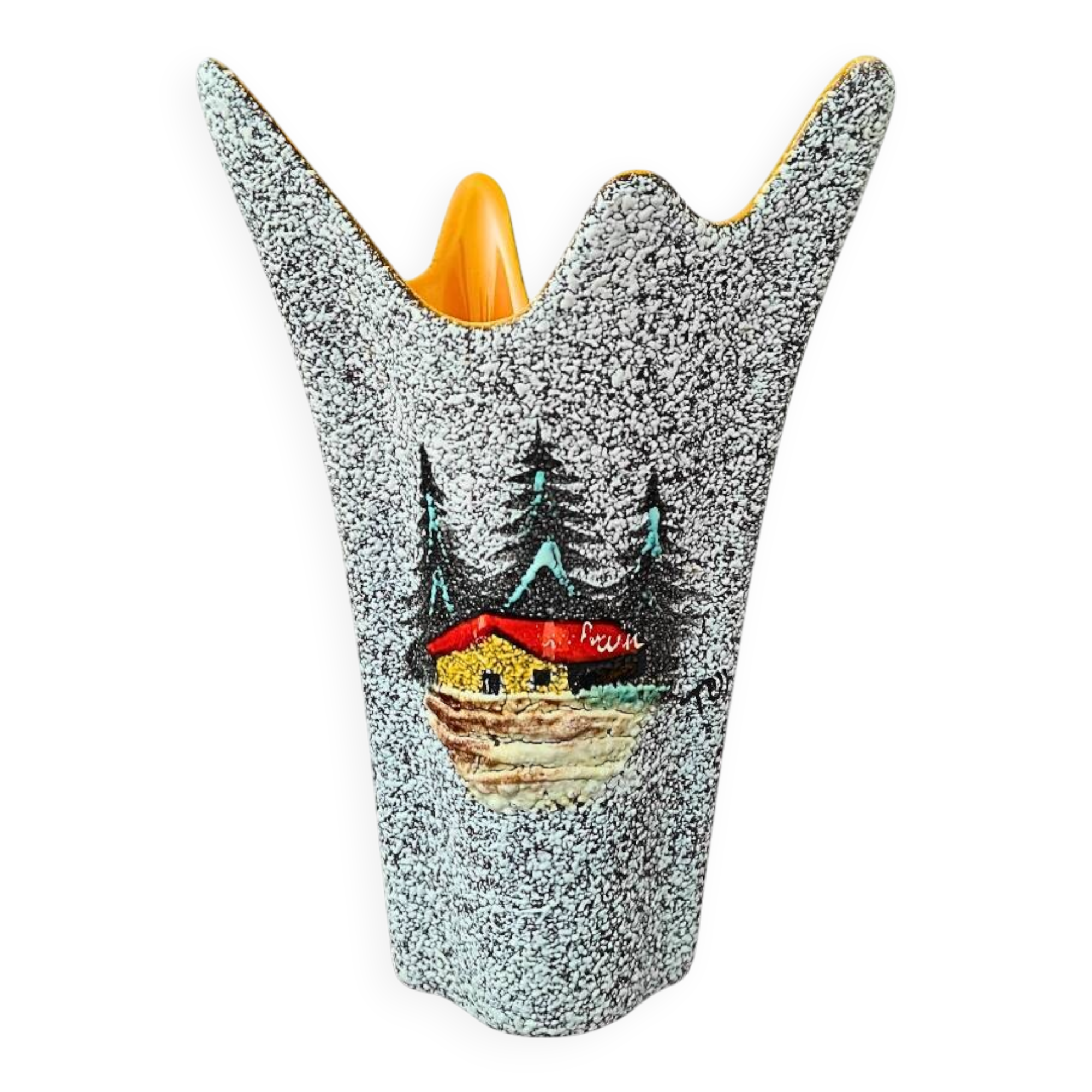 Vintage Tess Ceramic Lava Vase