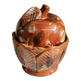 Ornament in the shape of an apple.