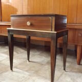 1940 Art Deco Mahogany Nightstand