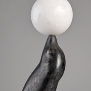 Sculpture de lion de mer Art Déco attribuée à Marcel-André Bouraine, années 1920.