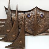 Vintage wall decoration wall art object 'Brutalism'