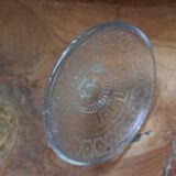 Candy box sugar bowl on glass frame