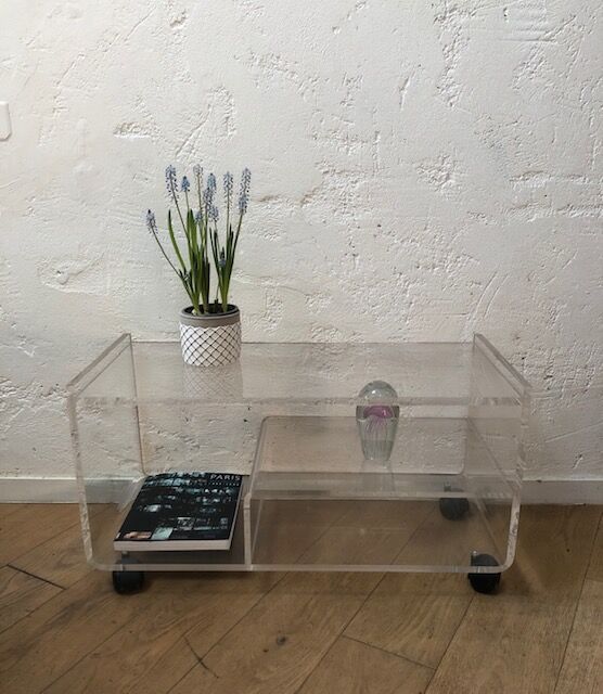 Plexiglas coffee table