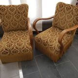 Pair of armchair art deco vintage 50 years