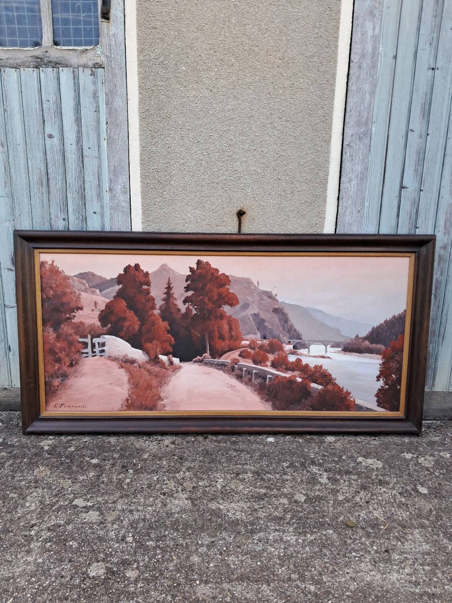 Large landscape painting