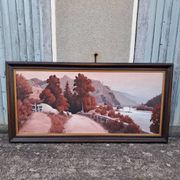 Large landscape painting