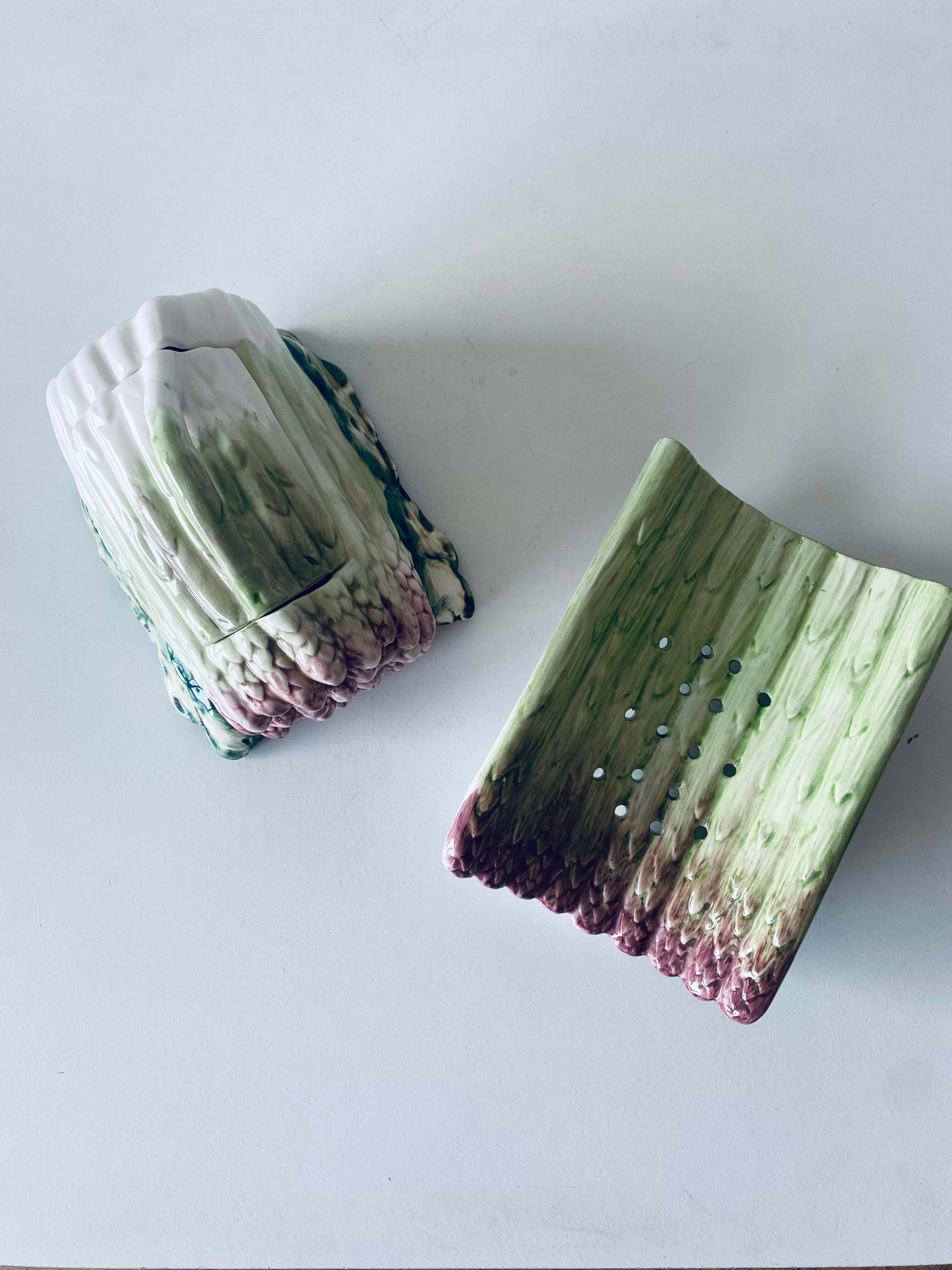 Service à asperges barbotine