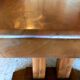 Dining table vintage solid wood refectory