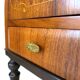 Secretary credenza in marquetry in the Italian Louis XV style from the mid-century, 1960.