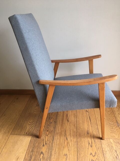 Scandinavian armchair compass feet